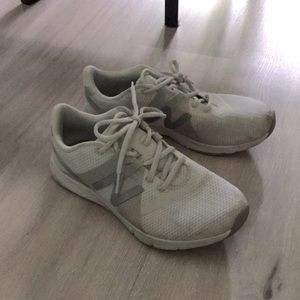 White New Balance Trainers